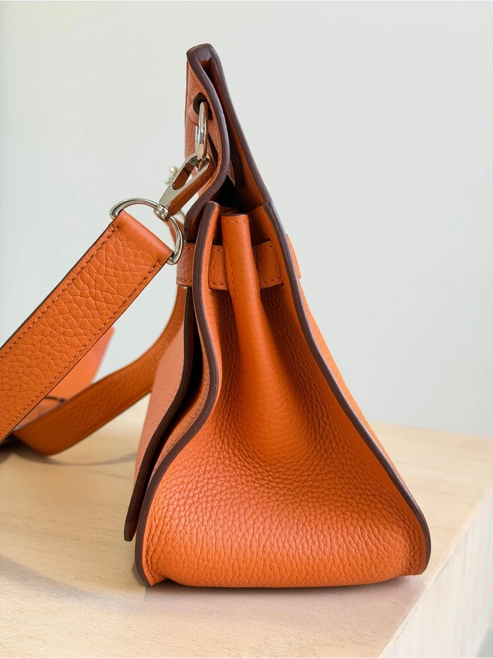 Hermes Orange Jypsiere Bag Clemence 28